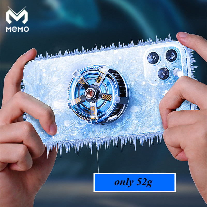 MEMO CXA3 Phone Radiator Phone Cooling Fan Case Cold Wind Handle Fan for PUBG Phone Cooler Phone Cooling