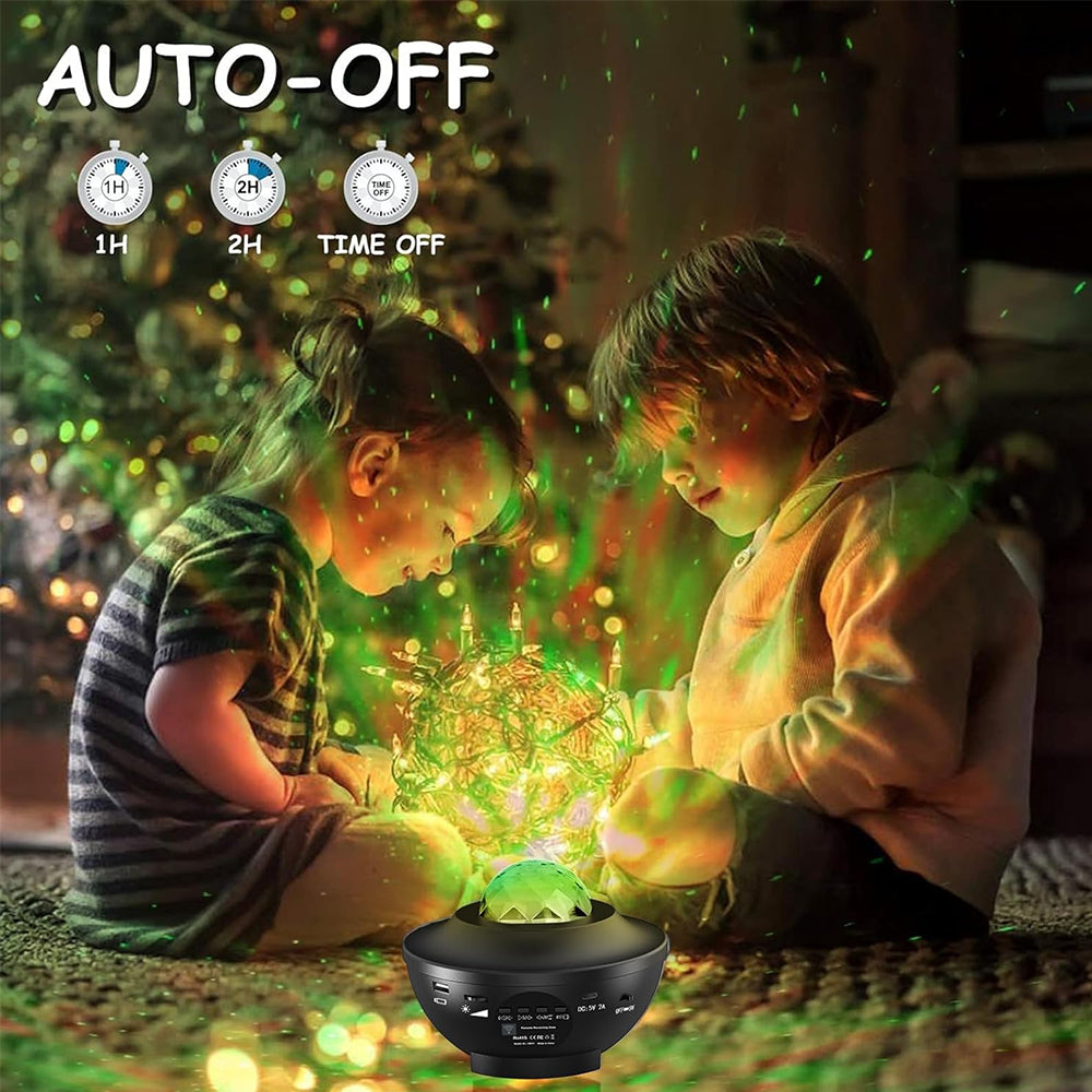 Alogy Starry Galaxy Night Light Galaxy Star Projector Sky Lamp Night Lamp USB LED Galaxy Moon Lamp Dream Projector Star Light Projector with Bluetooth Speaker Room Decoration