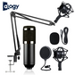 ALOGY Condenser Microphone Kit BM800 Adjustable Mic Suspension Scissor Arm, Shock Mount and Double-Layer Pop Filter for Studio Recording & Broadcasting Live steaming Gaming