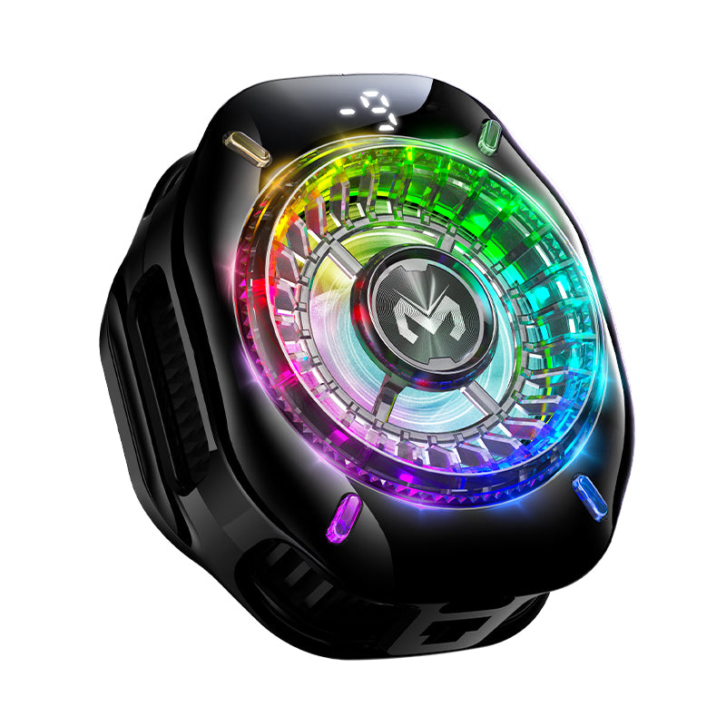 Memo CX10 RGB Pro Model With Digital Display Magnetic and Cllip Mobile Cooling Fan for Gaming Mobile Cooler Phone Radiator