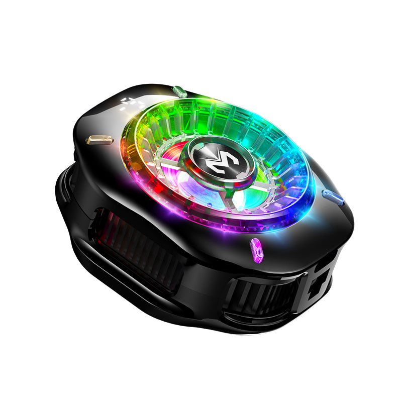 Memo CX10 RGB Pro Model With Digital Display Magnetic and Cllip Mobile Cooling Fan for Gaming Mobile Cooler Phone Radiator
