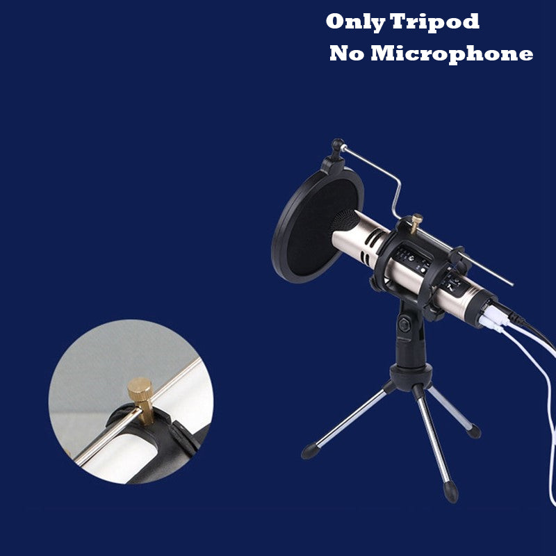 ALOGY Microphone Shock Mount -vibration Mic Holder Stand with Pop Filter