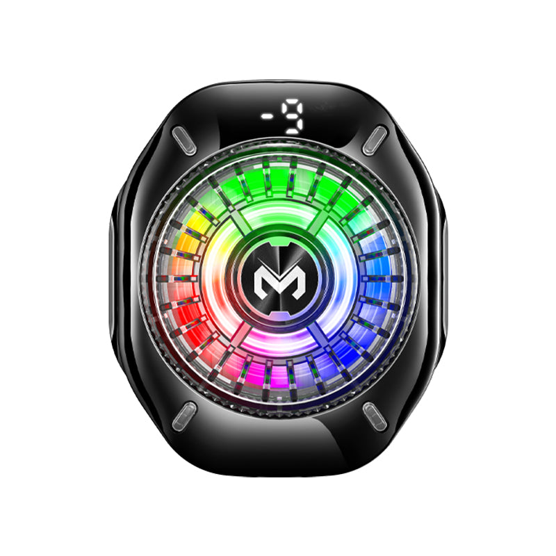 Memo CX10 RGB Pro Model With Digital Display Magnetic and Cllip Mobile Cooling Fan for Gaming Mobile Cooler Phone Radiator