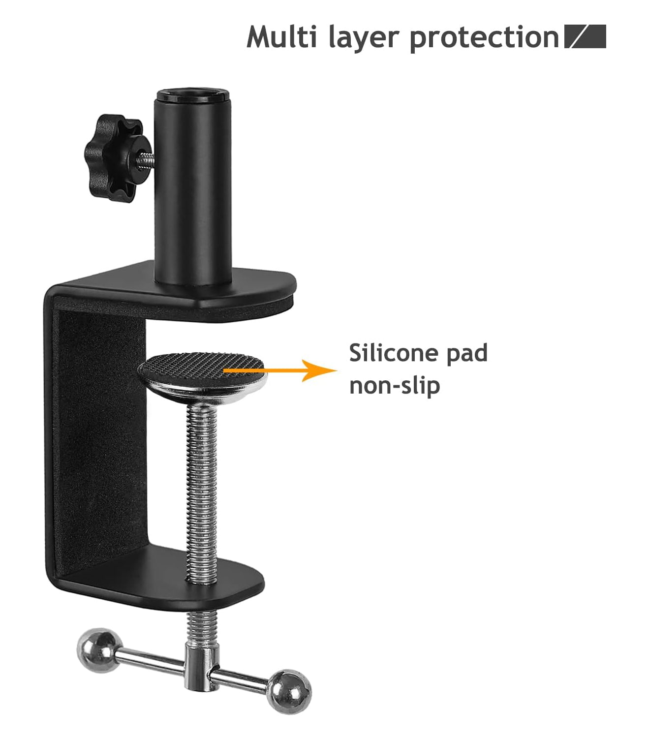 Heavy-Duty Table Clamp for Arm Stand - 6cm Max Grip