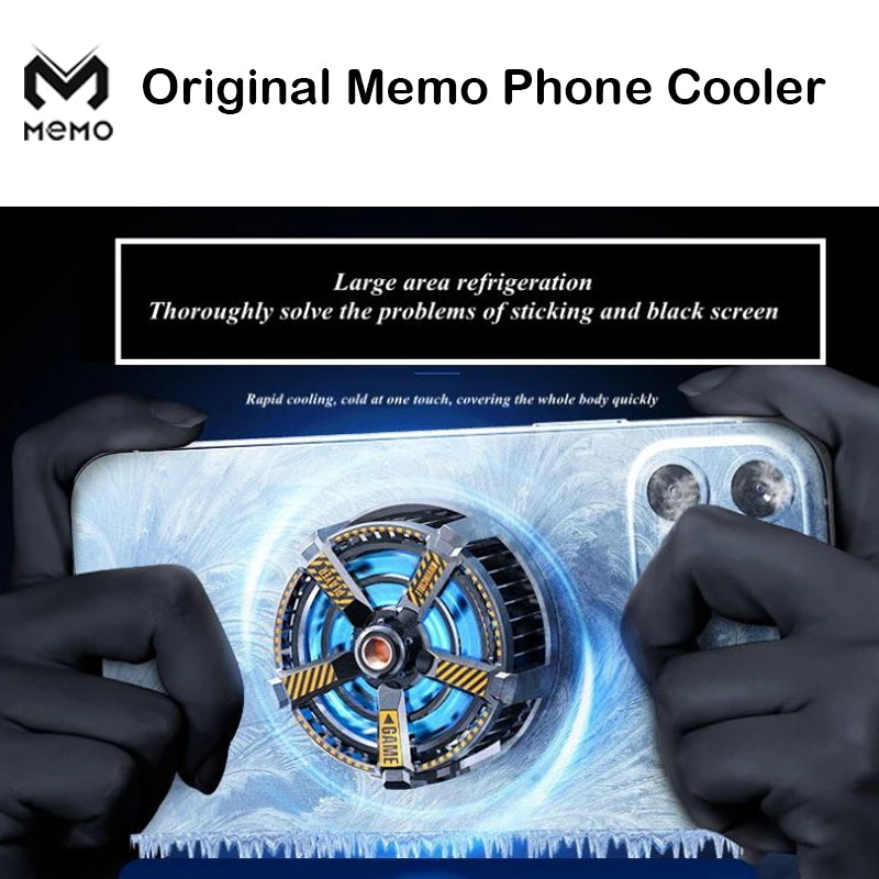MEMO CXA3 Phone Radiator Phone Cooling Fan Case Cold Wind Handle Fan for PUBG Phone Cooler Phone Cooling