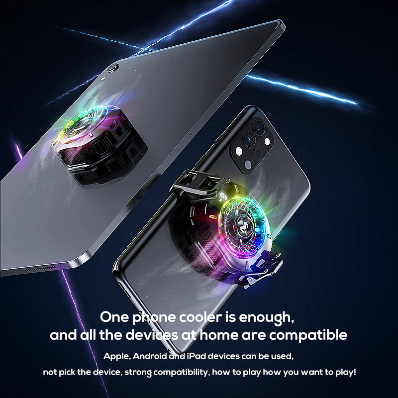 Memo CX10 RGB Pro Model With Digital Display Magnetic and Cllip Mobile Cooling Fan for Gaming Mobile Cooler Phone Radiator