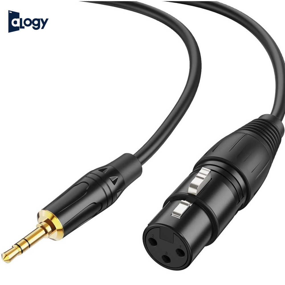 XLR Female to 3.5mm Audio Cable (2M / 5M) – Professional Microphone to AUX Cable