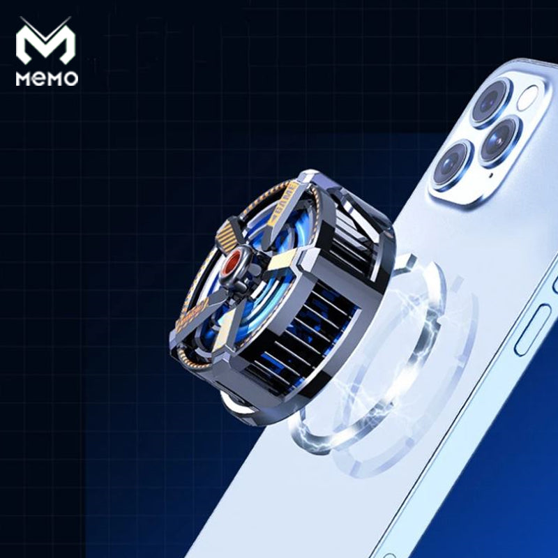 MEMO CXA3 Phone Radiator Phone Cooling Fan Case Cold Wind Handle Fan for PUBG Phone Cooler Phone Cooling