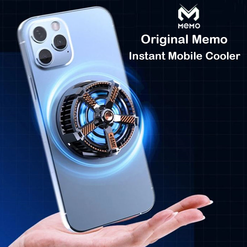 MEMO CXA3 Phone Radiator Phone Cooling Fan Case Cold Wind Handle Fan for PUBG Phone Cooler Phone Cooling
