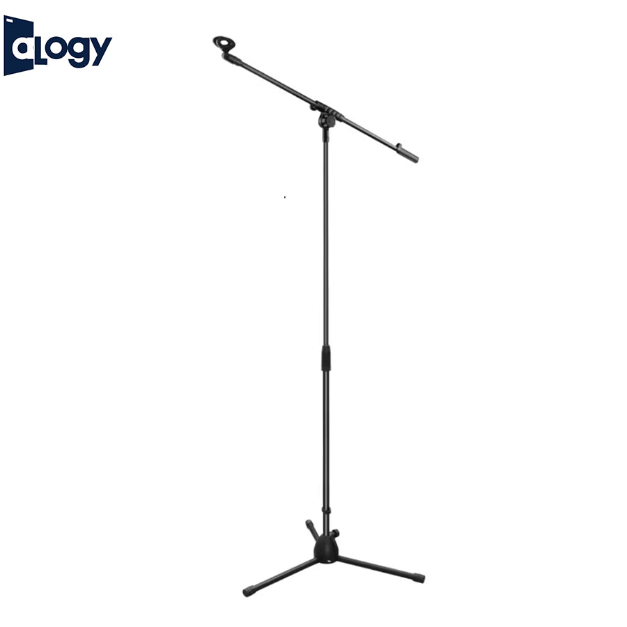Alogy Microphone Stand Floor Stand for Microphones Live Stage Performance Universal Microphone Stand Microphone Tripod For Studio Stand Microphone Stand For Naat Majlis Masjid Studio Floor Base Adjustable Studio Metal Stand For BM800 & Other Single Mic