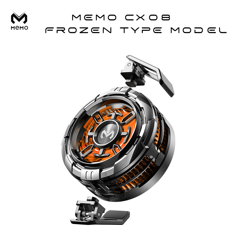 MEMO CX08 PRO / MEMO CX08 Frozen Type Model Mobile Phone Cooler With 2 Gear System Pro and AI Model For PUBG And Other Gaming