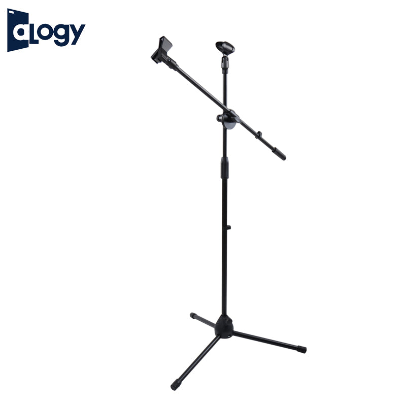 Alogy Microphone Stand Floor Base Adjustable Studio Floor Metal Stand For BM800 & Other Mics