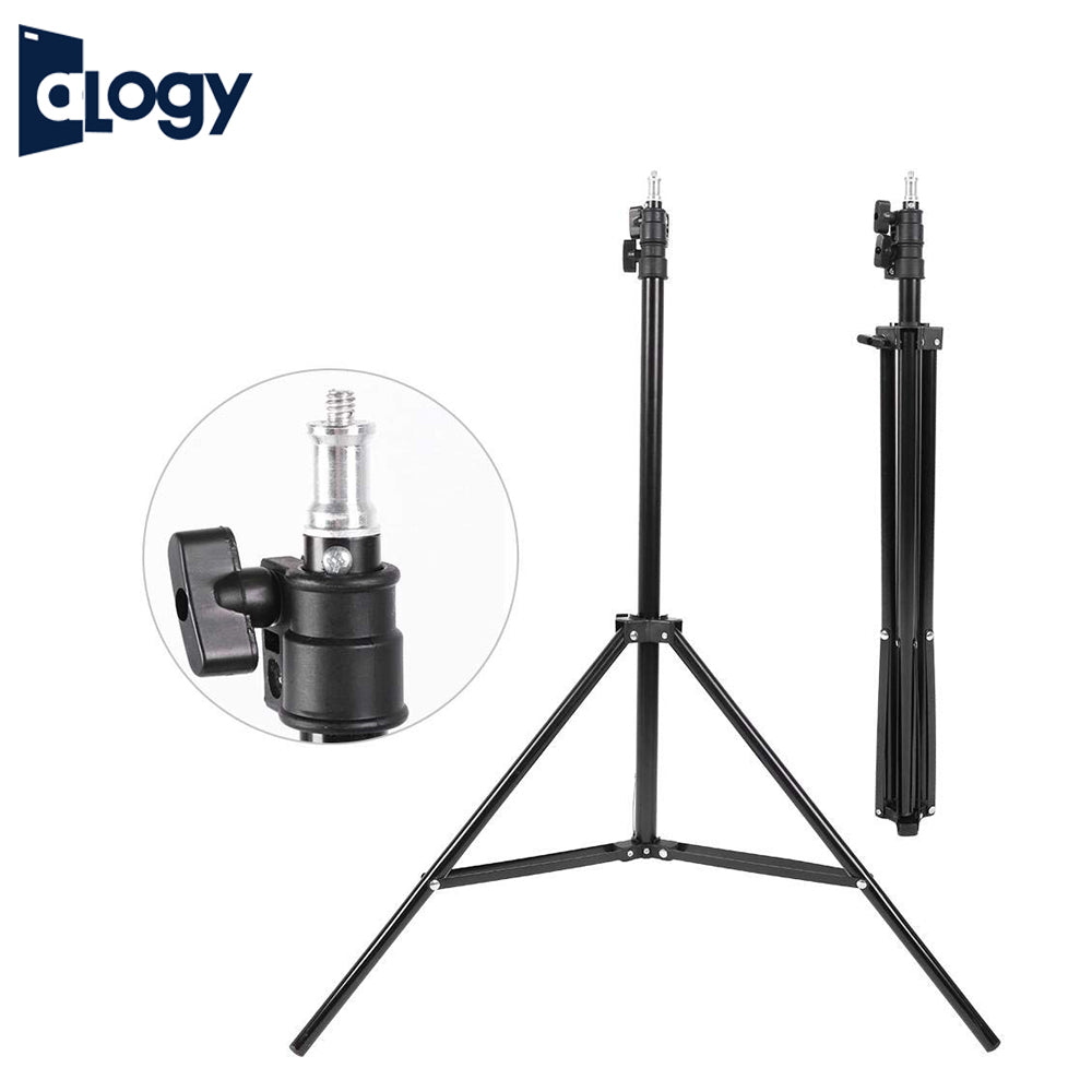 ALOGY 2.1M/7ft Tripod Stand for Photo Video Studio Lighting Kit Support Portrait Shooting Product Photography videography