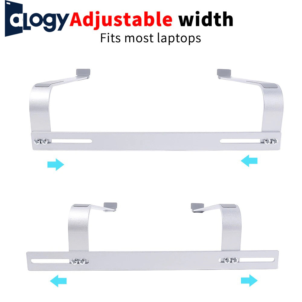 ALOGY Portable Metal Laptop Stand - Universal Folding Bracket for MacBook and Laptops