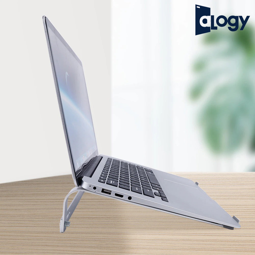 ALOGY Portable Metal Laptop Stand - Universal Folding Bracket for MacBook and Laptops