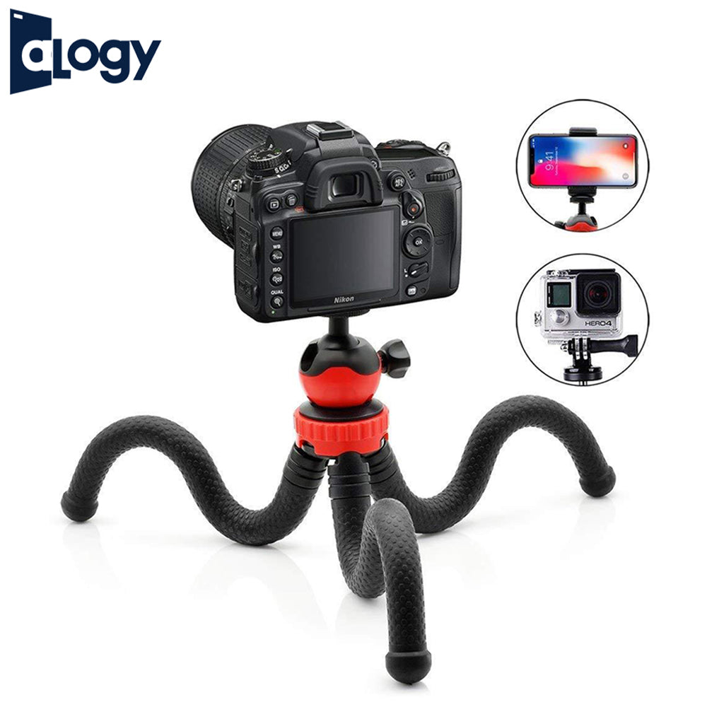 ALOGY Flexible Tripod UFO Stand For Portable Camera, Vlog Mobile Phone Tripod for iPhone, Smartphone Tripod Mount, For DSLR