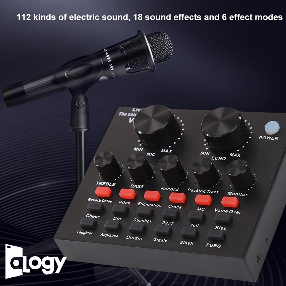 V8 Sound Card For - Live Streaming, Music Production