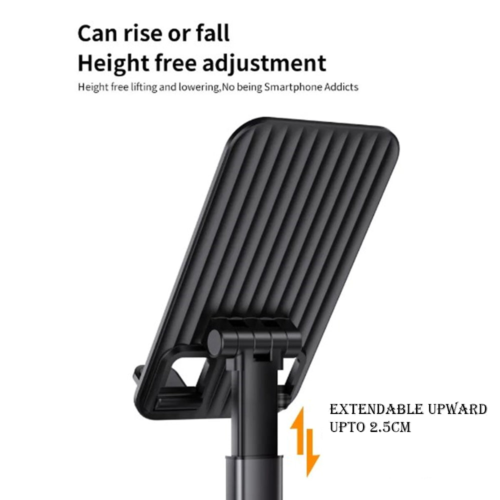 ALOGY Mobile Tablet Holder DP Stand 360 Rotatable base Desktop Telescopic Folding Stable Anti Fall Creative