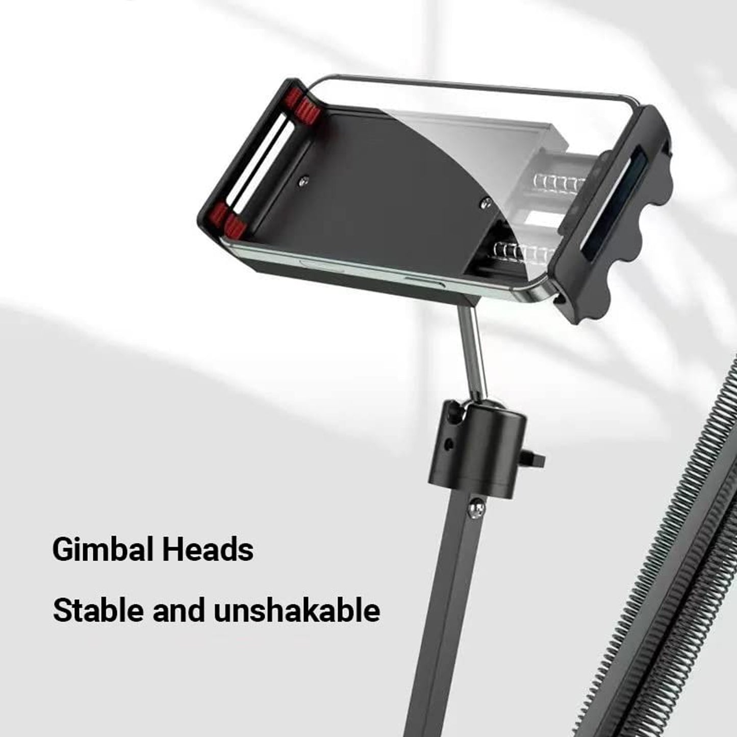 Extendable Scissor Arm Tablet / iPad Stand – Adjustable Table Mount for Recording & Streaming