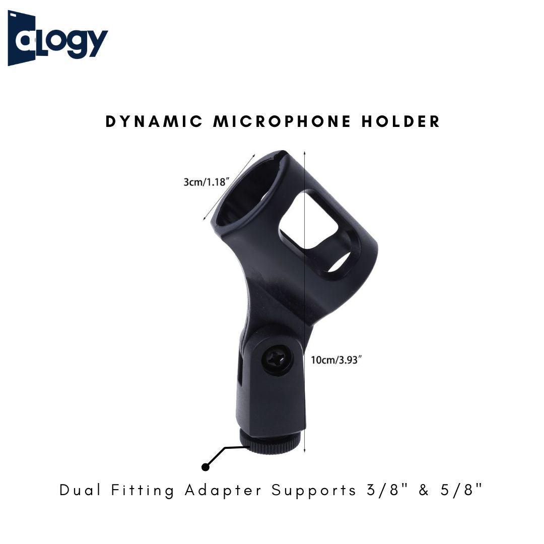 ALOGY Dynamic Microphone Flexible Mic Holder for Singers, Podcasters, and Live Performers