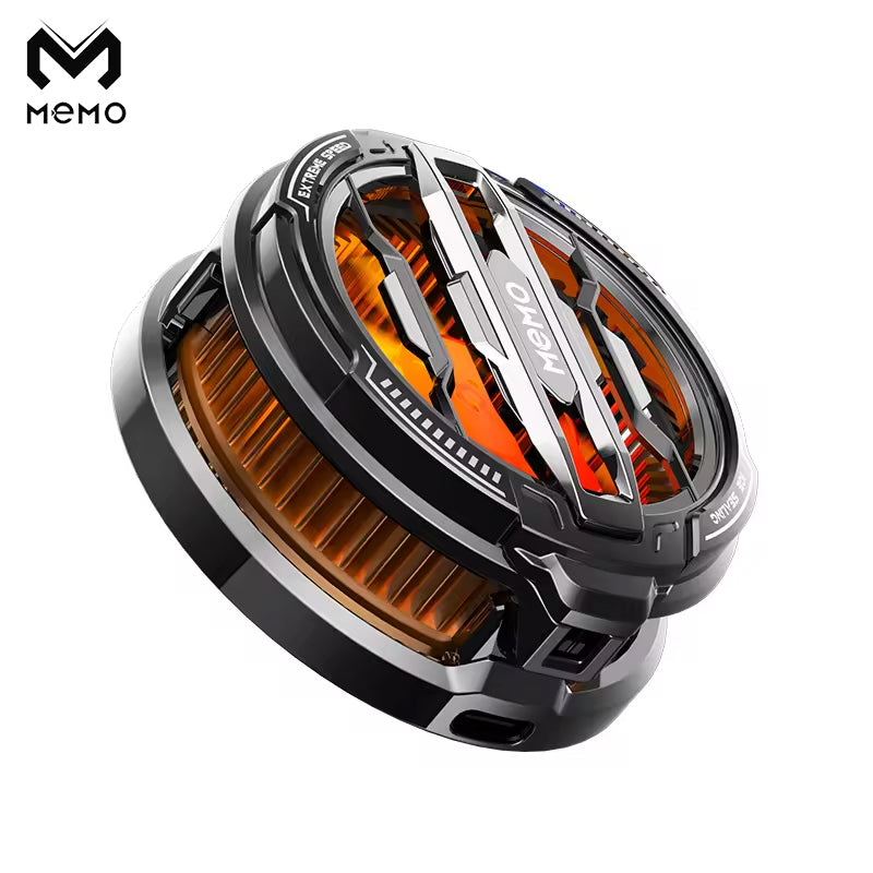 MEMO CX07 Magnetic Phone Radiator Phone Cooling Fan Case Cold Wind Handle Fan for PUBG Phone Cooler Phone Cooling Fan Case