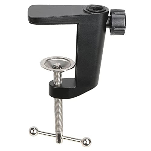 Alogy Table Clamp Scissor Arm stand Clamp Arm Stand Mount Desk Anti Slip Tools Hardware Metal Swing Arm Fixed Base Multi Purpose Table Clamp