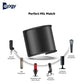 ALOGY Microphone Pop Filter Shield Dual Layers U Shape Microphone Wind Proof Screen for Recording Singing Live Streaming