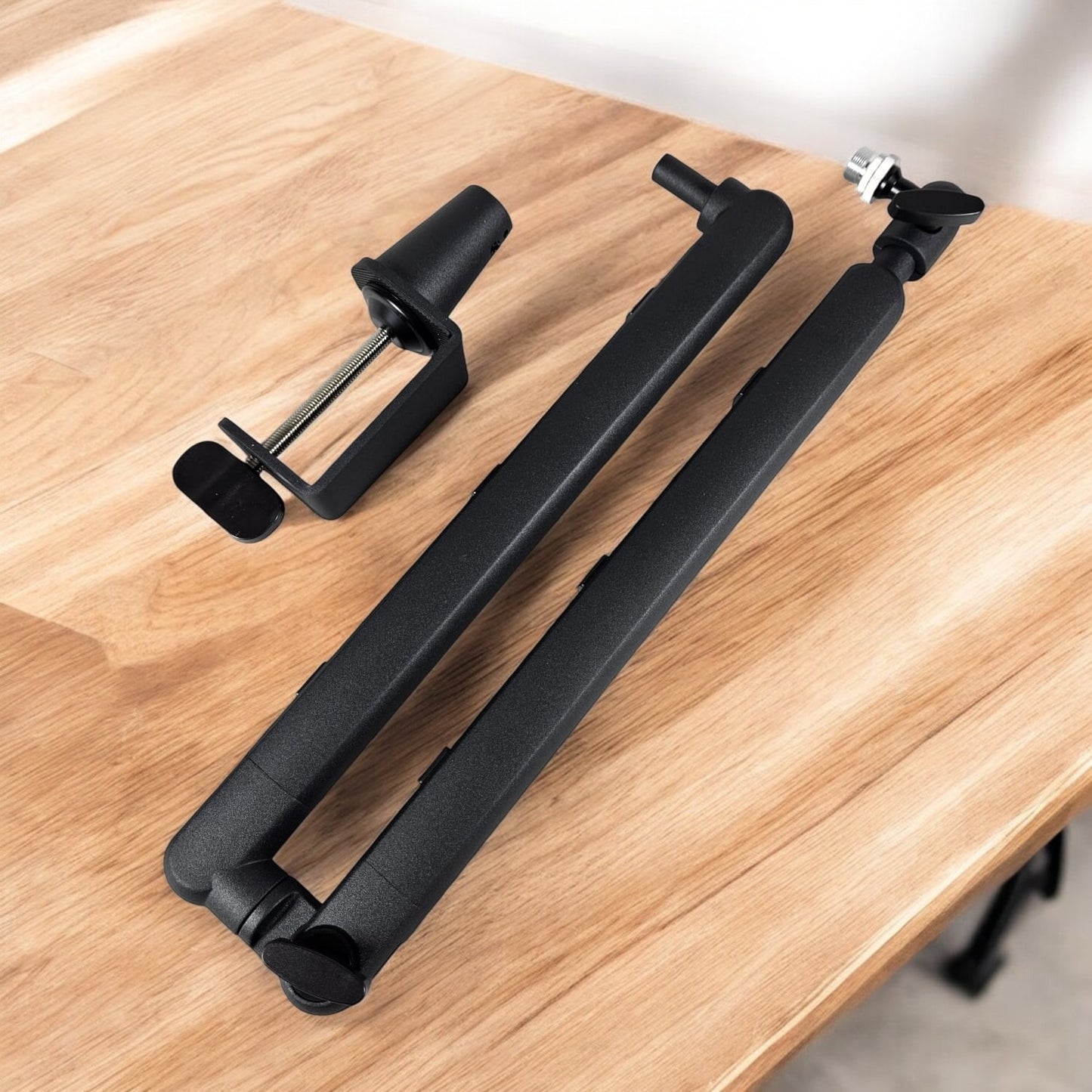 F10 Adjustable Boom Arm Microphone Stand – Heavy Duty Desk Clamp Mic Arm for Studio, Gaming & Podcast