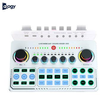 X50 Live Sound Card - Dual Mic Compatible