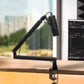 F10 Adjustable Boom Arm Microphone Stand – Heavy Duty Desk Clamp Mic Arm for Studio, Gaming & Podcast