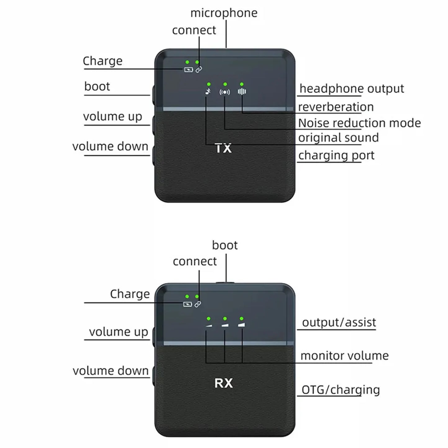 Wireless Microphone SX9 - Double