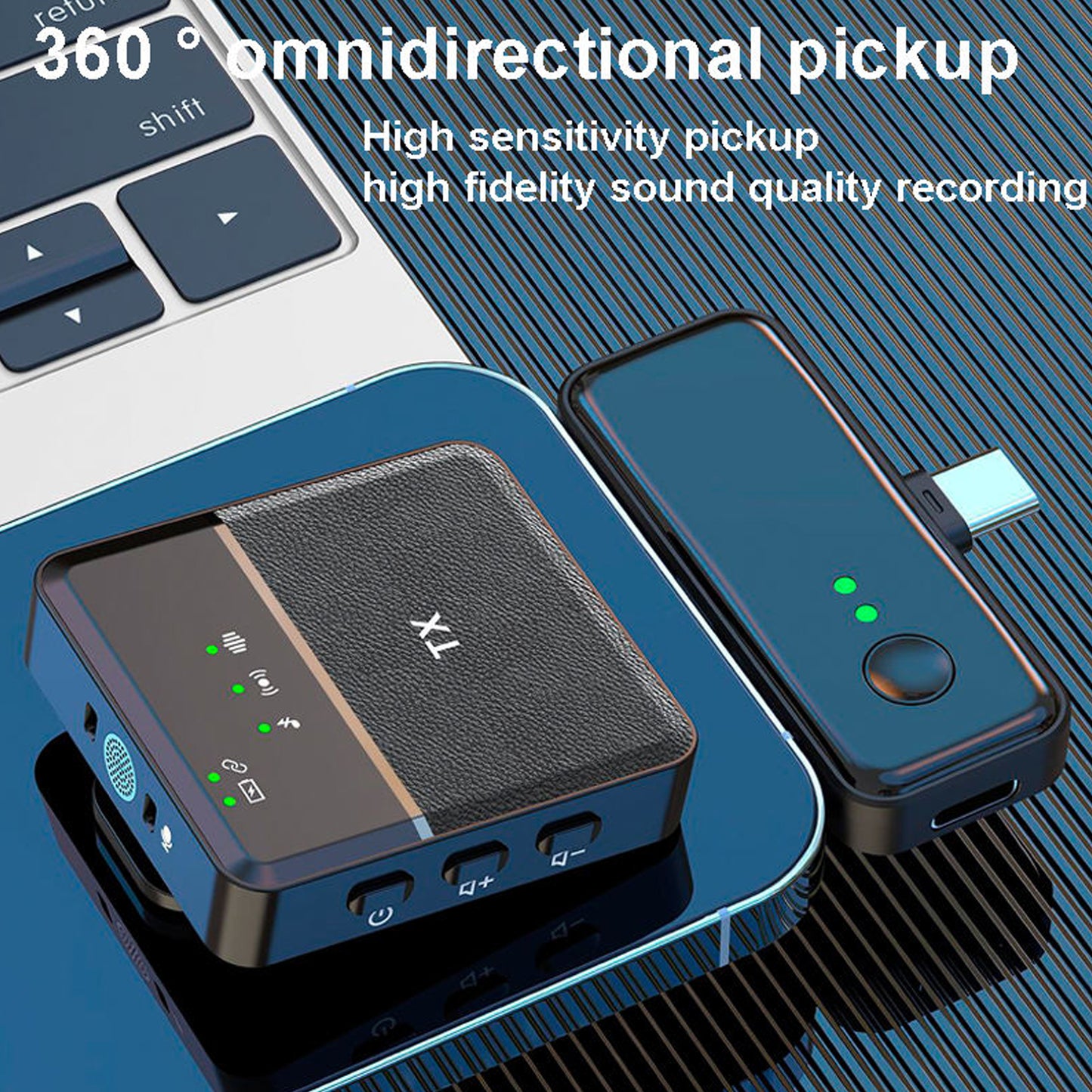 Wireless Microphone SX31 - Single - Type -C & iPhone