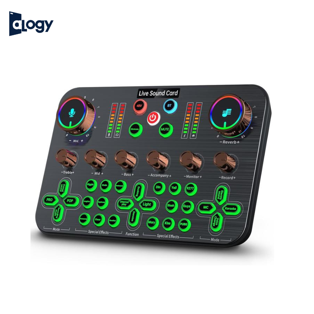 K700 USB Sound Card – Professional Audio Interface for Recording and Streaming