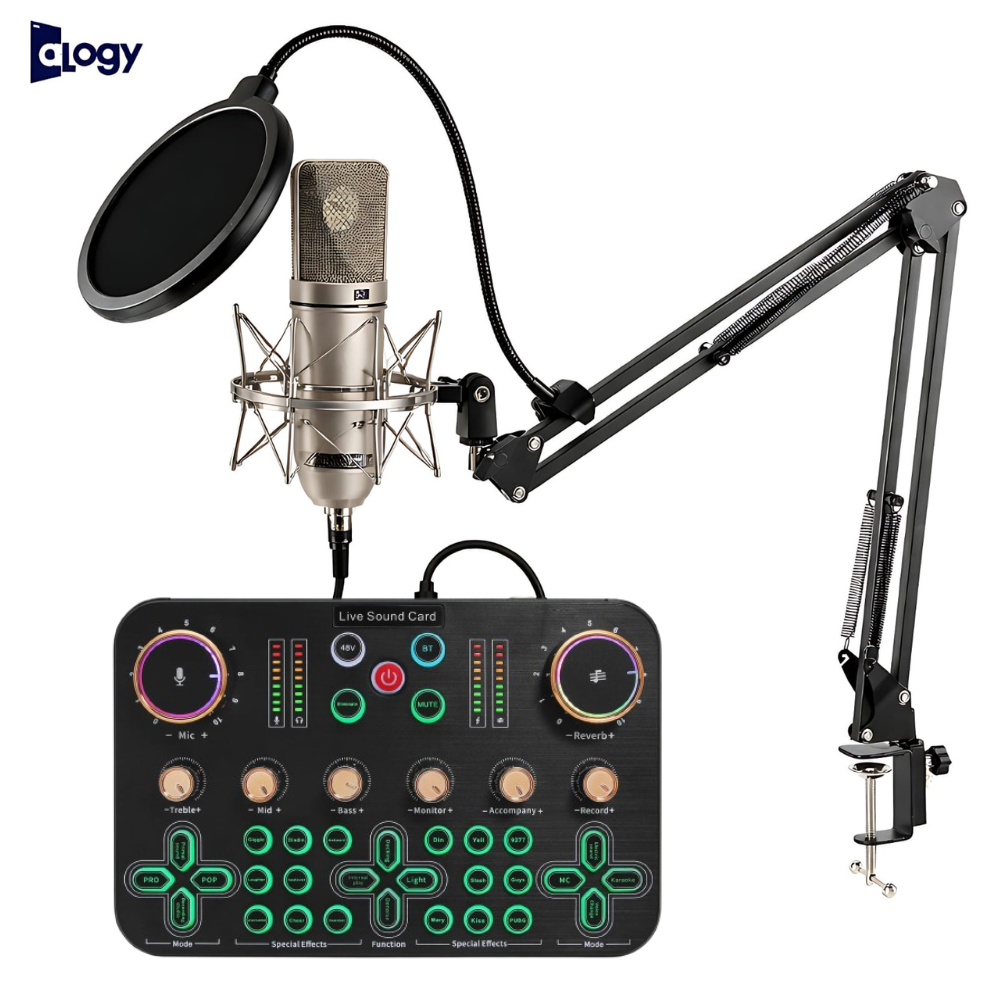 U87 Condenser Microphone Complete Recording Kit with K700 USB Sound Card