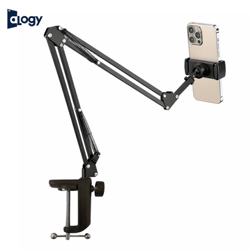 Adjustable Mobile Arm Stand Desk Mount Holder Flexible Long Arm Phone Stand for Recording, Live Streaming, Video Calls & Content Creation