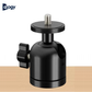 Big Ball Head Mount 360° Rotatable with 1/4 Screw & 3/8 Thread – Heavy Duty Camera & Mobile Holder Adapter