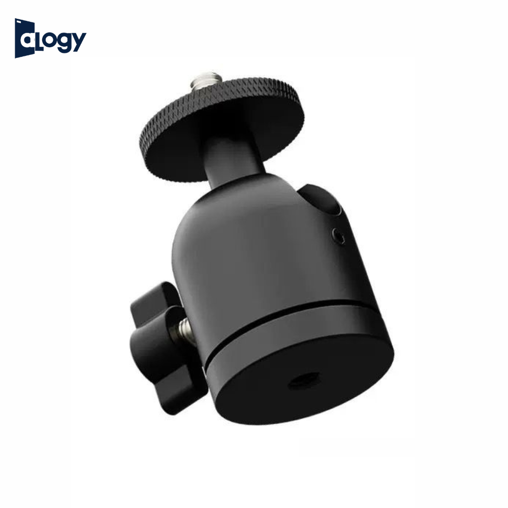 Big Ball Head Mount 360° Rotatable with 1/4 Screw & 3/8 Thread – Heavy Duty Camera & Mobile Holder Adapter