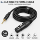 XLR Female to 3.5mm Audio Cable (2M / 5M) – Professional Microphone to AUX Cable