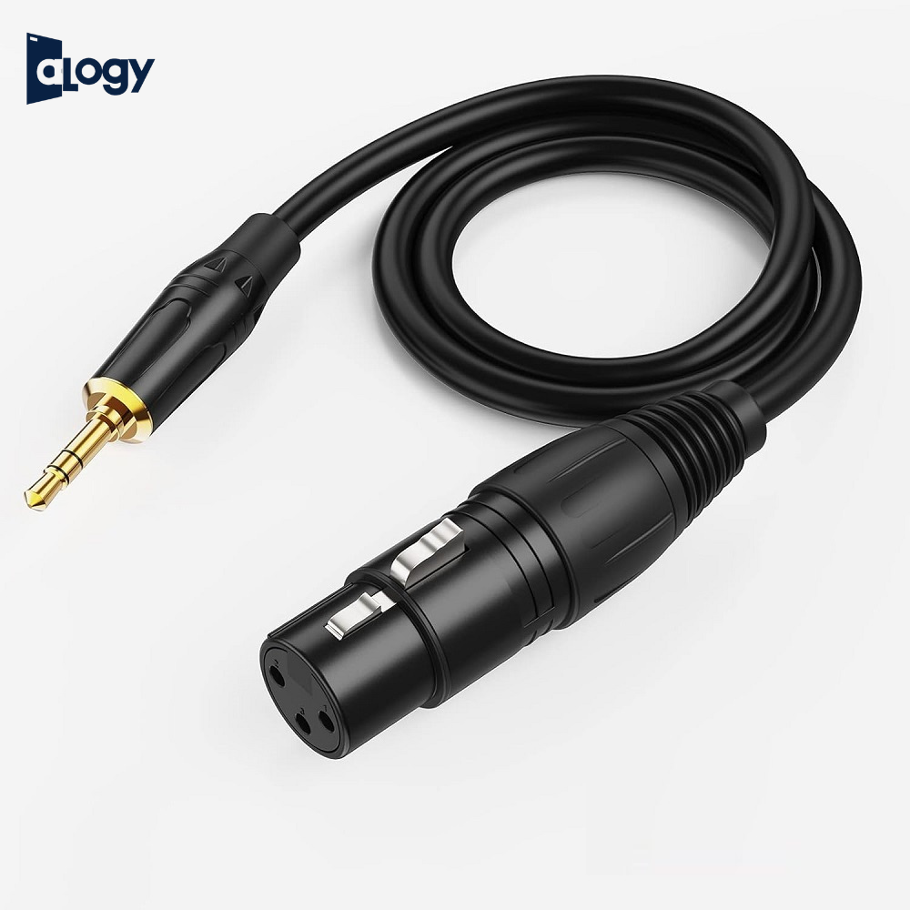XLR Female to 3.5mm Audio Cable (2M / 5M) – Professional Microphone to AUX Cable