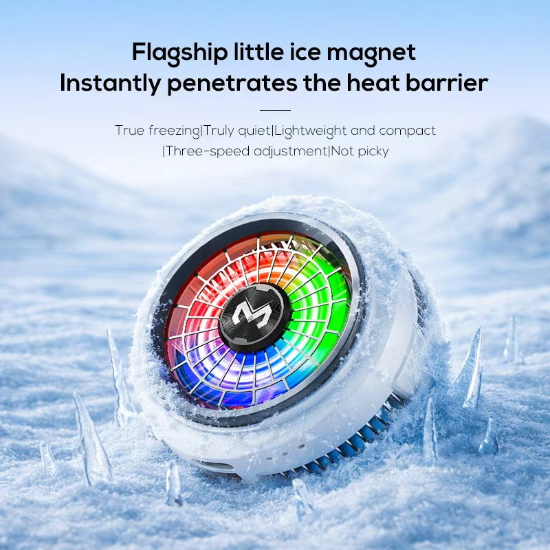 CX20 Mobile Phone Cooler | Fast Cooling Semiconductor Radiator | Silent Fan Cooling Pad for Gaming Smartphones