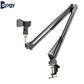 Scissor Arm Mic Stand With 3/8 to 5/8  - Butterfly Mic Holder And Standard Clamp