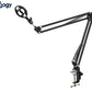 Scissor Arm Mic Stand 3/8 - With Microphone Shock Mount