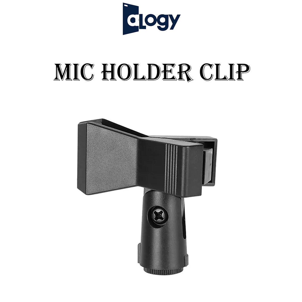 Alogy Microphone Clip Mic Stand Clip Desktop Mic Stand Clip Holder Mic Stand Wireless Microphone Holder Clip Wireless Microphones Clip Universal Adjustable Microphone Butterfly Clip Mic Clip Holder for Mic Stand with 5/8" Male to 3/8" Female Adapter