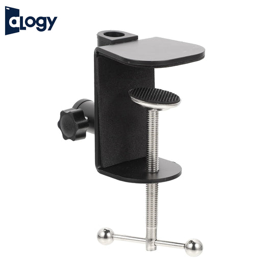 Alogy Table Clamp Scissor Arm stand Clamp Arm Stand Mount Desk Anti Slip Tools Hardware Metal Swing Arm Fixed Base Multi Purpose Table Clamp