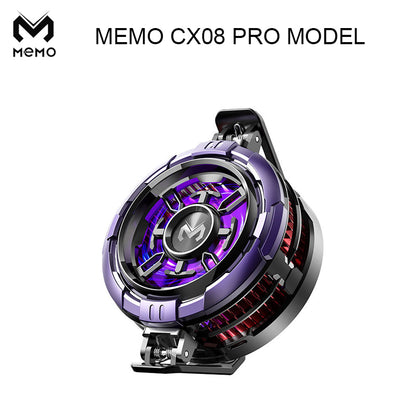 MEMO CX08 PRO / MEMO CX08 Frozen Type Model Mobile Phone Cooler With 2 Gear System Pro and AI Model For PUBG And Other Gaming