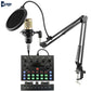 BM800 Condenser Microphone With V8s Sound Card