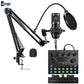 BM800 Condenser Microphone With V8s Sound Card