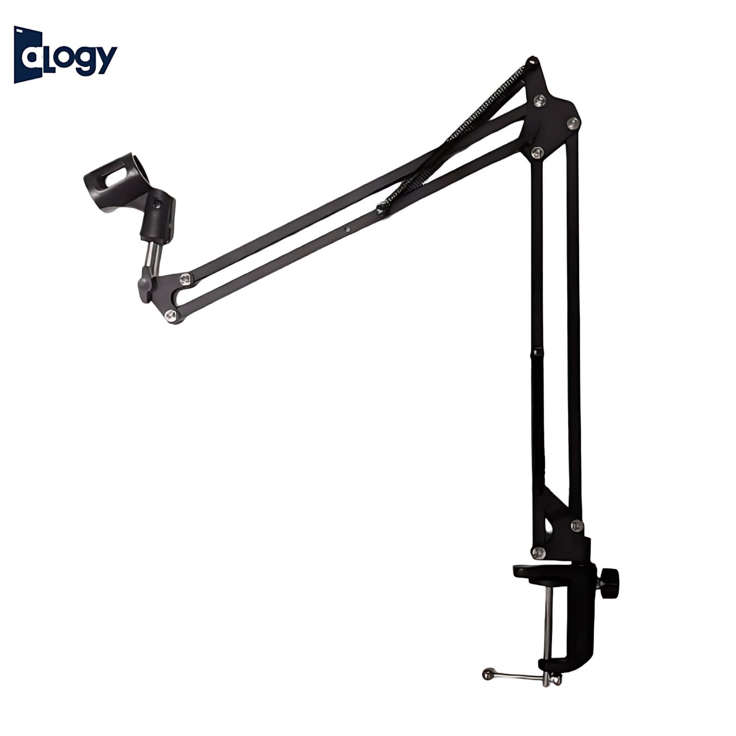 New Scissor Arm Mic Stand 3/8 – Adjustable with Table Clamp