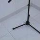 Dual Microphone Floor Stand With Sound Card Tray
