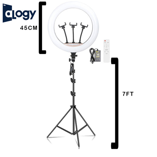 ALOGY 45cm LED Ring Light Set, Ring Light, Professional Live Photography Fill Light, with Mobile Phone Stand
